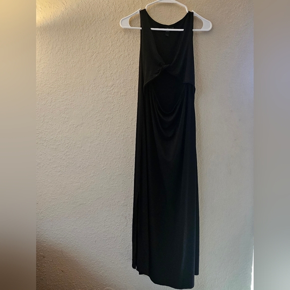 Volcom Maxi Dress Womens Large Black Diamond Cut Night Out Cocktail Party Ready - Picture 11 of 11